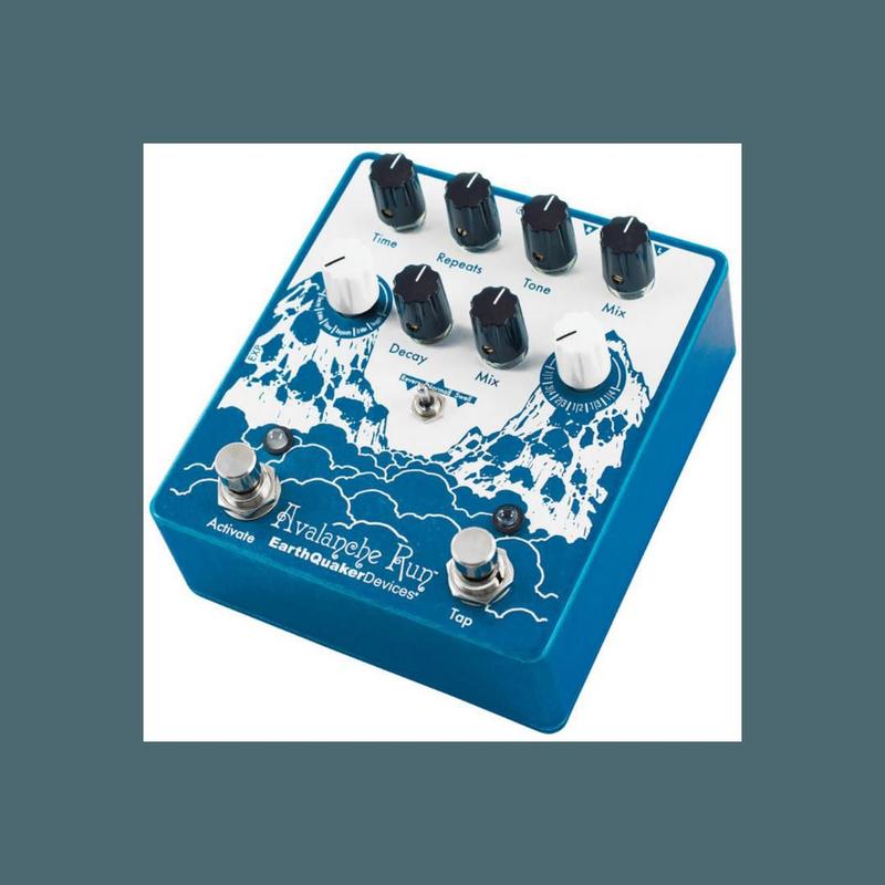 Pedal guitarra reverb stereo delay Earthquaker Avalanche Run
